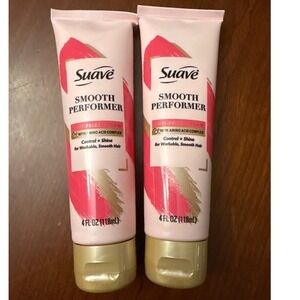 Suave Smooth Performer anti frizz cream 4 fl oz set of two
